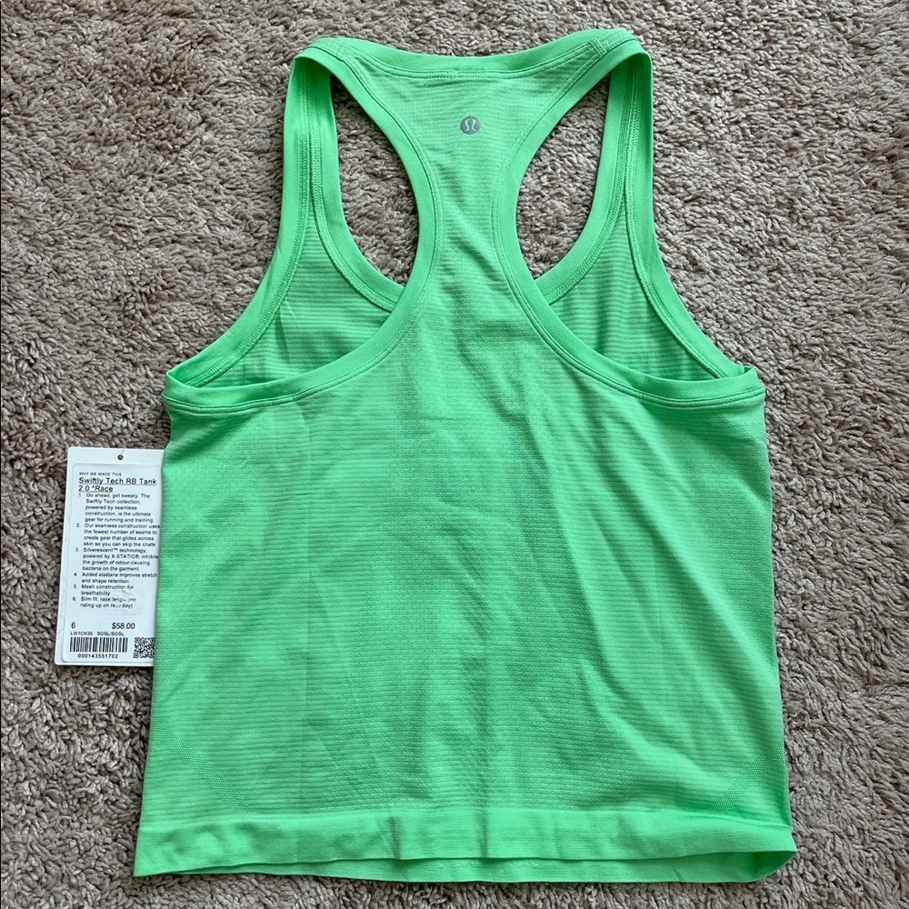 BRAND NEW Lululemon swiftly tech tank